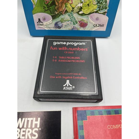 Fun With Numbers CX 2661 Atari 2600 CIB Game, Box, Manual - Picture 4 of 14